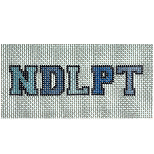 NDLPT - Blue 3x6 Painted Canvas Rachel Barri Designs 