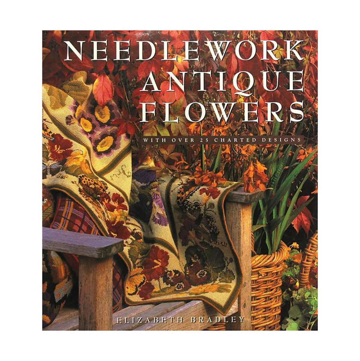 Needlework Antique Flowers Book Books Elizabeth Bradley Design  - 1