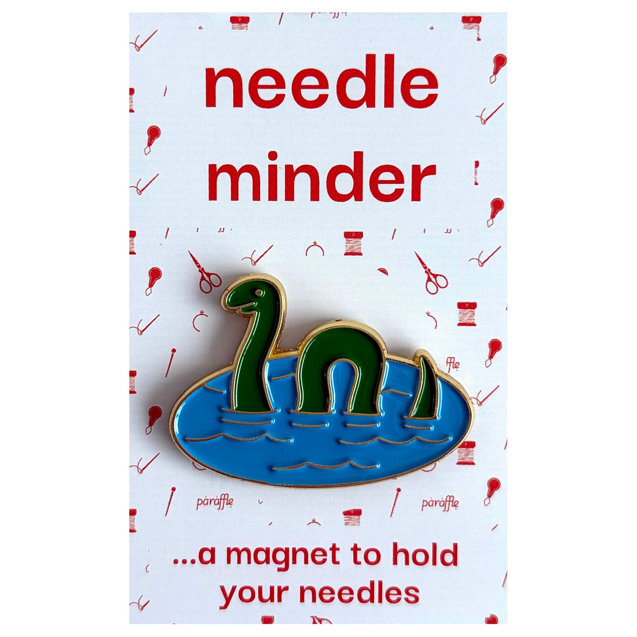 Nessie Enamel Needle Minder Accessories Paraffle  - 1