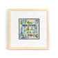 New York Map on 18 with Stitch Guide Printed Canvas Needlepoint.Com 