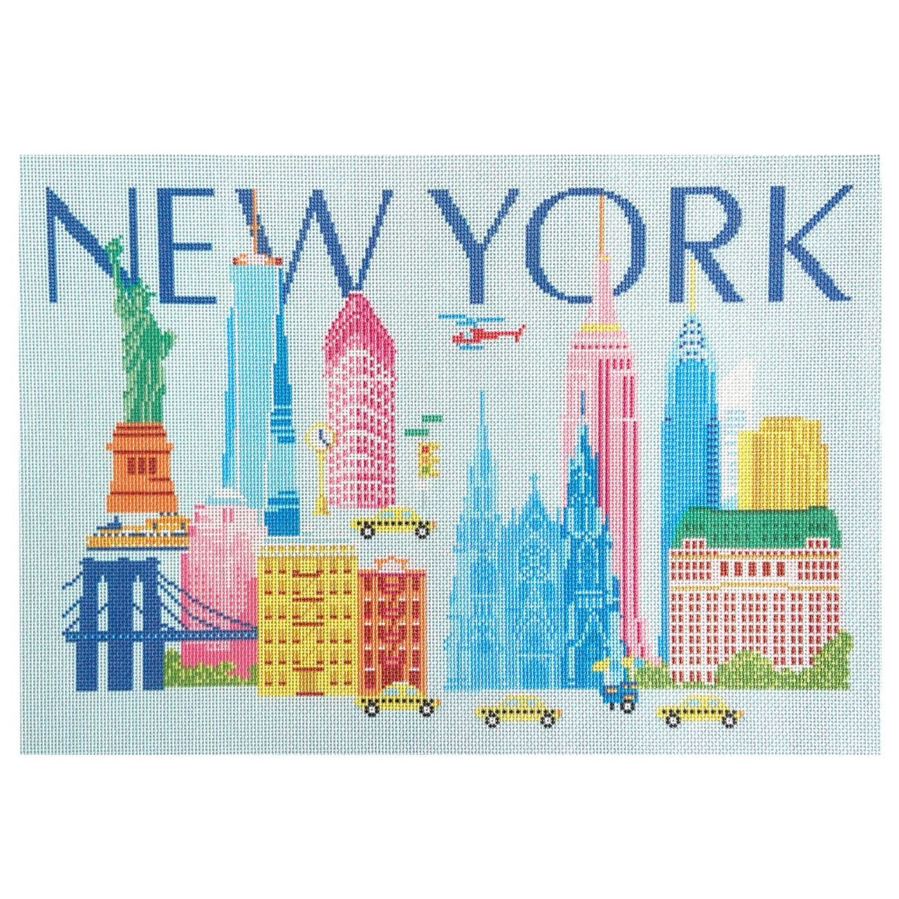 New York Travel Pillow Canvas - 1