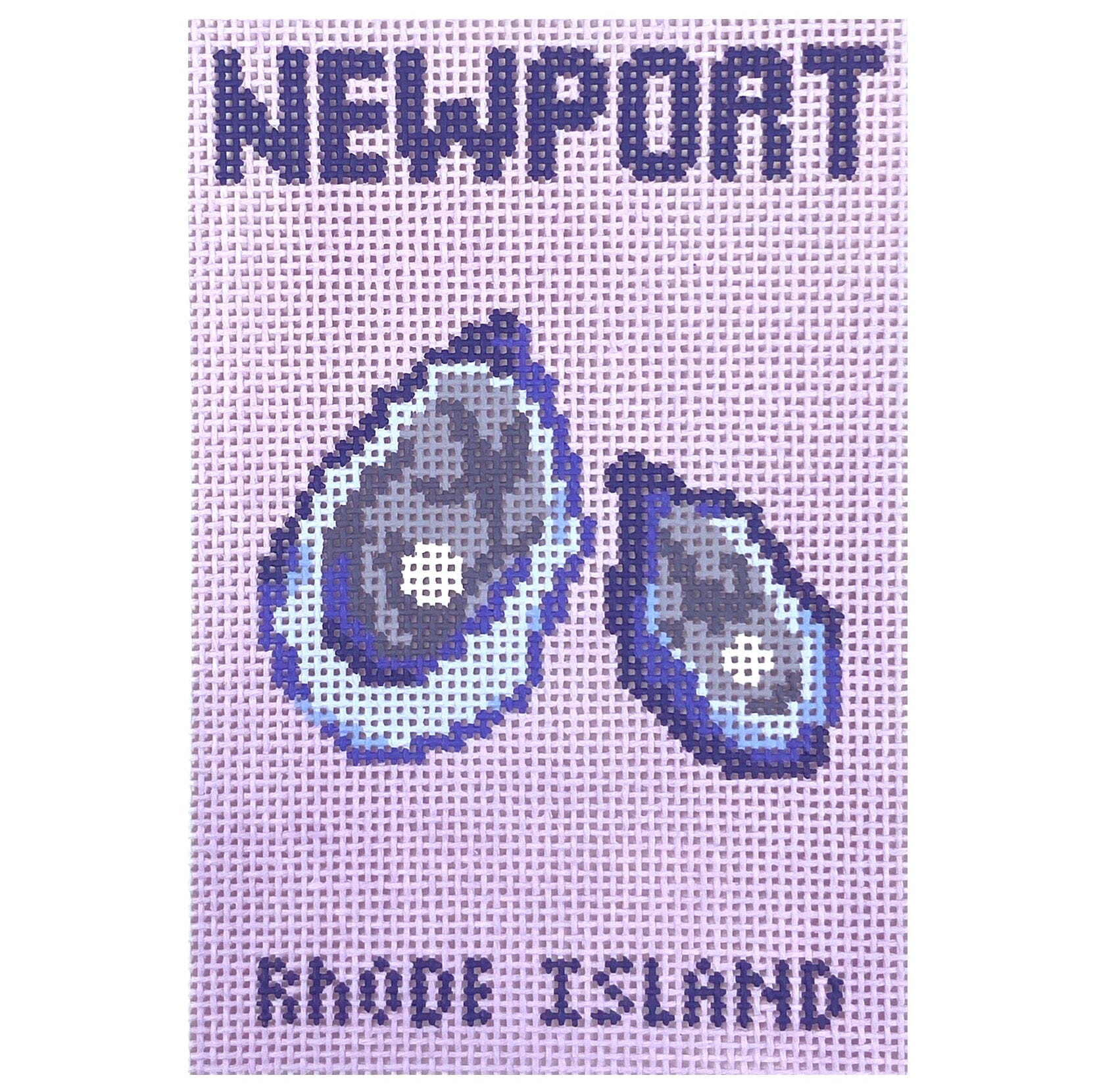 Newport Travel Book Painted Canvas Atlantic Blue Canvas 
