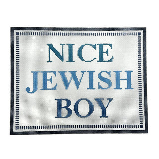 Nice Jewish Boy Painted Canvas Rachel Barri Designs 
