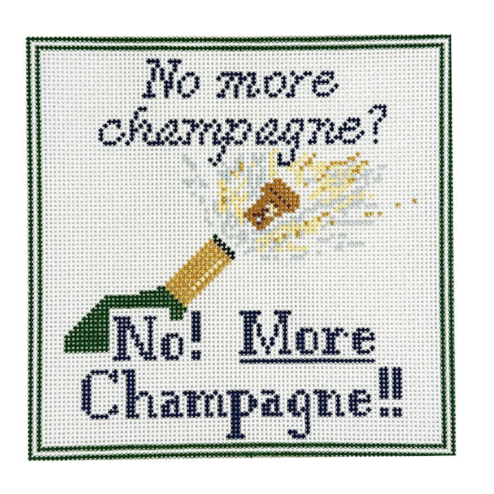 No More Champagne Bar Sign Painted Canvas Ann Kaye Studio 