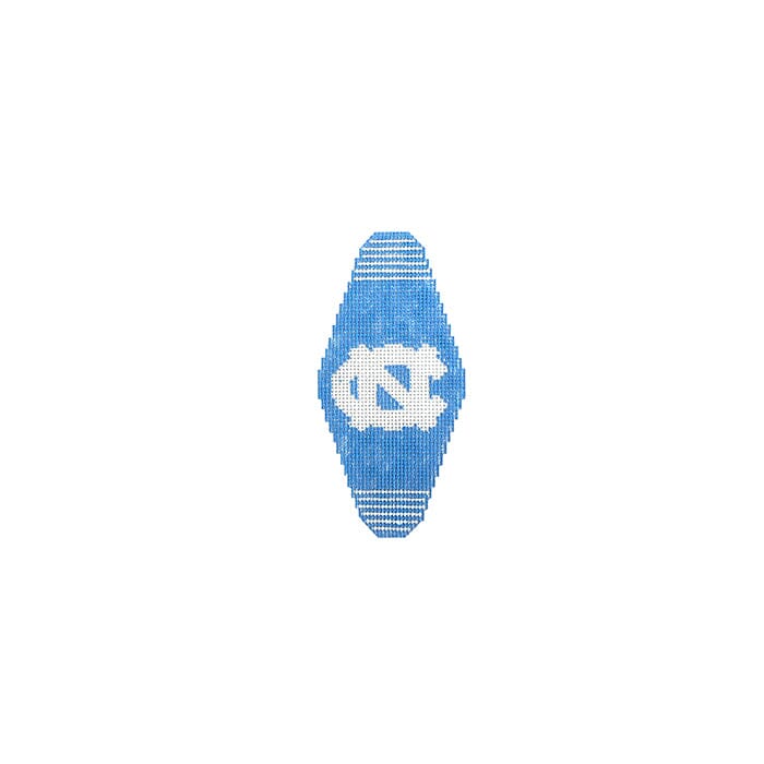 North Carolina UNC Hotel Key Painted Canvas Needlepoint by Laura 
