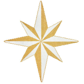 Northern Star Tree Topper / Wreath Painted Canvas NDLPT Designs 
