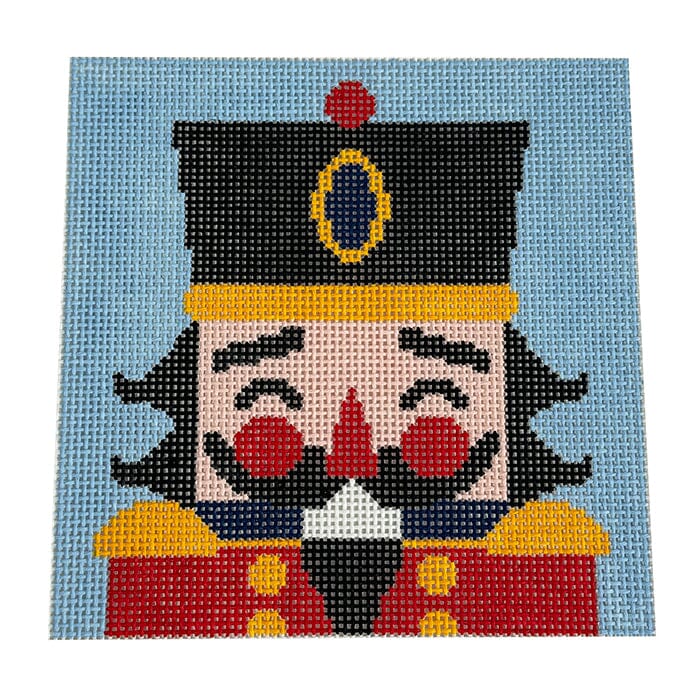 Nutcracker Barnaby Square Painted Canvas Love MHB Studio 