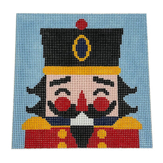 Nutcracker Barnaby Square Painted Canvas Love MHB Studio 
