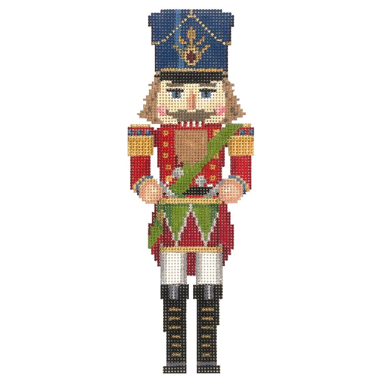 Nutcracker, Drummer Painted Canvas Susan Roberts Needlepoint Designs Inc.  - 1