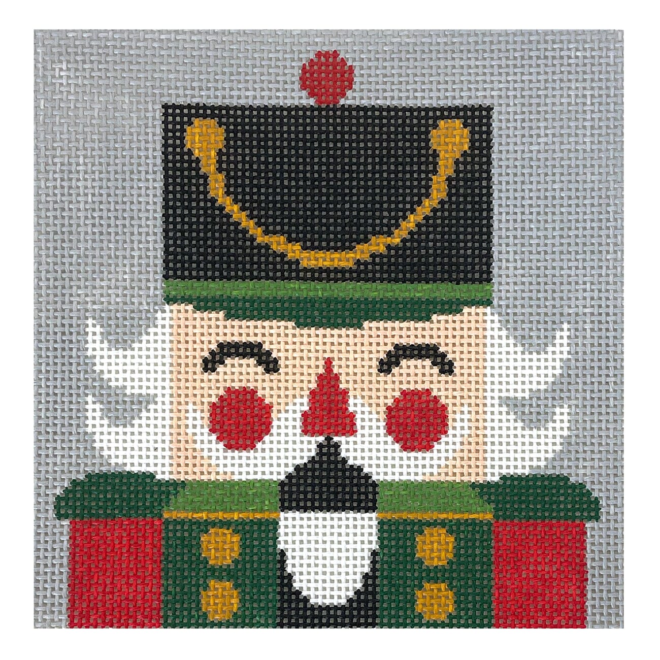 Nutcracker Ferdinand Square Painted Canvas Love MHB Studio  - 1