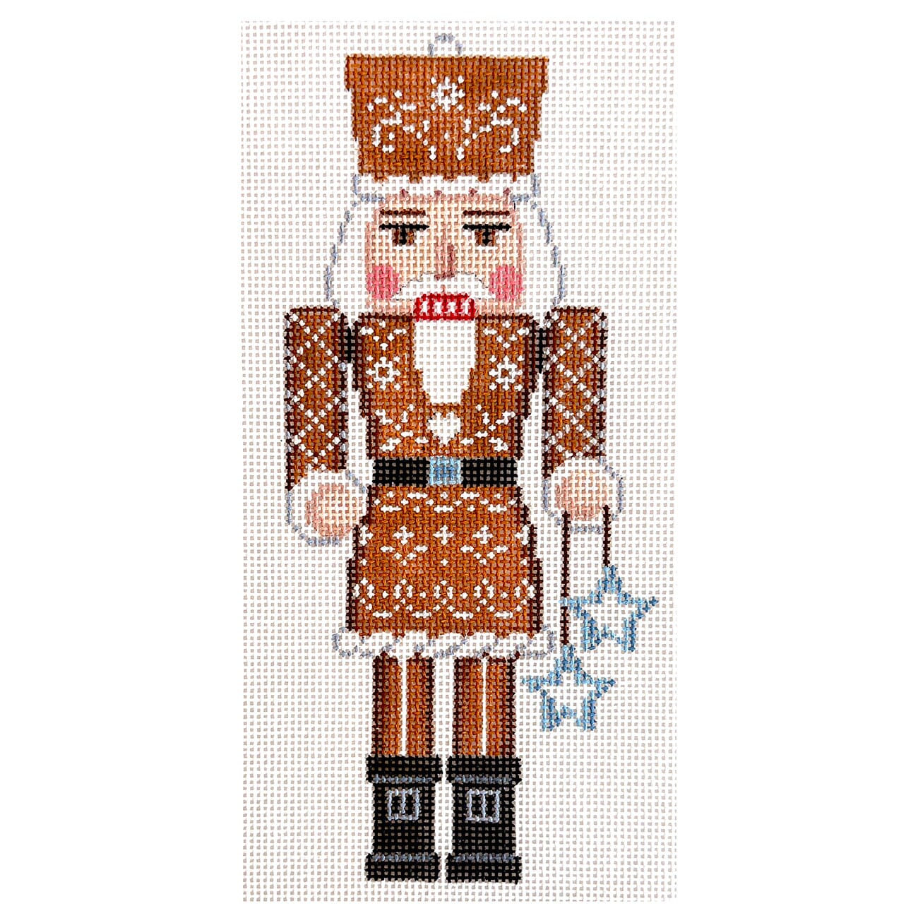 Nutcracker, Gingerbread Lace Painted Canvas Susan Roberts Needlepoint Designs Inc. 
