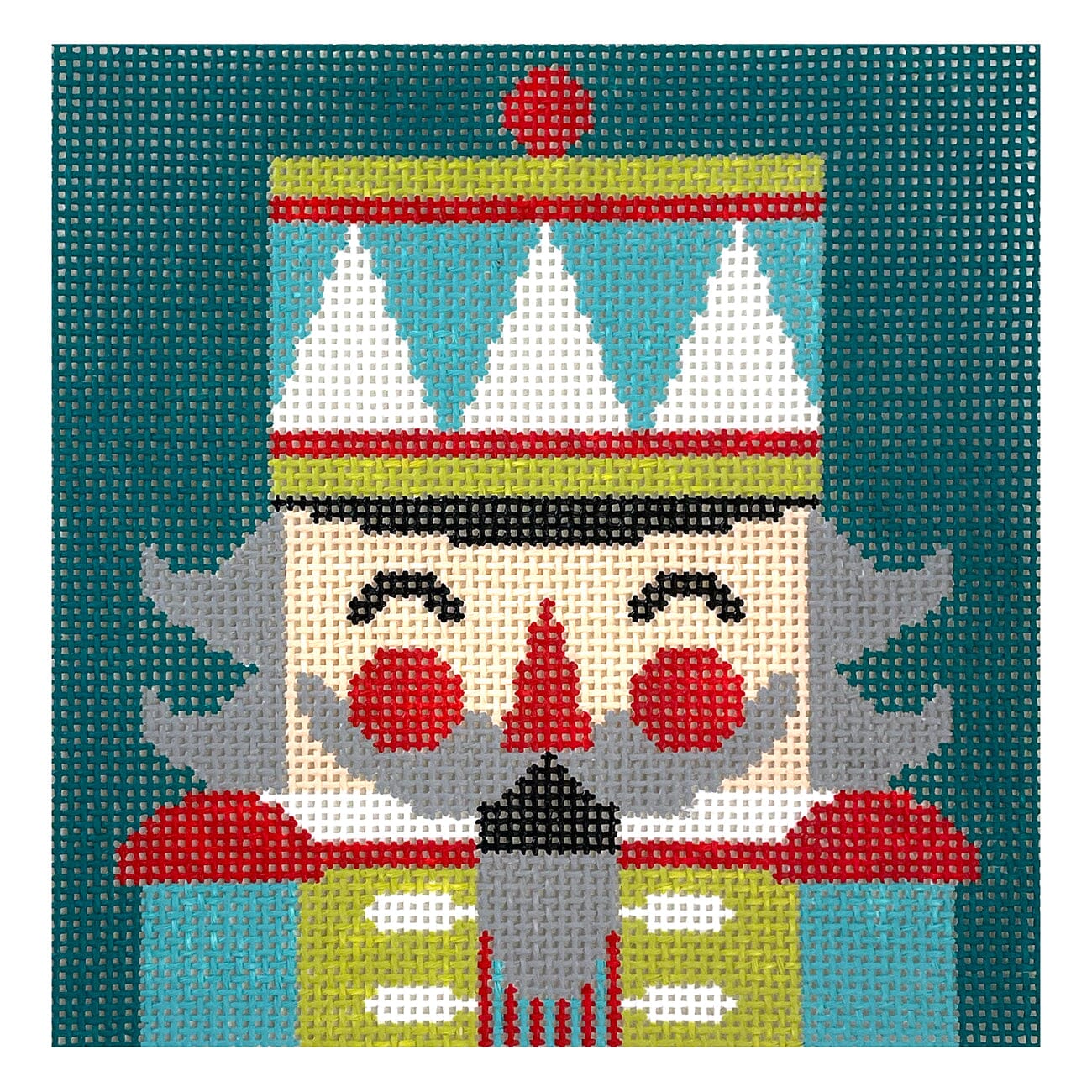 Nutcracker Iggy Square Painted Canvas Love MHB Studio  - 1