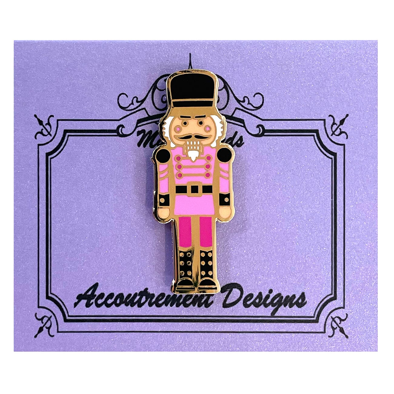 Nutcracker, Pink / FUSCHIA Needleminder Accessories Accoutrement Designs  - 1