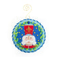 Nutcracker Round Canvas - Franz with Stitch Guide Printed Canvas Needlepoint To Go 