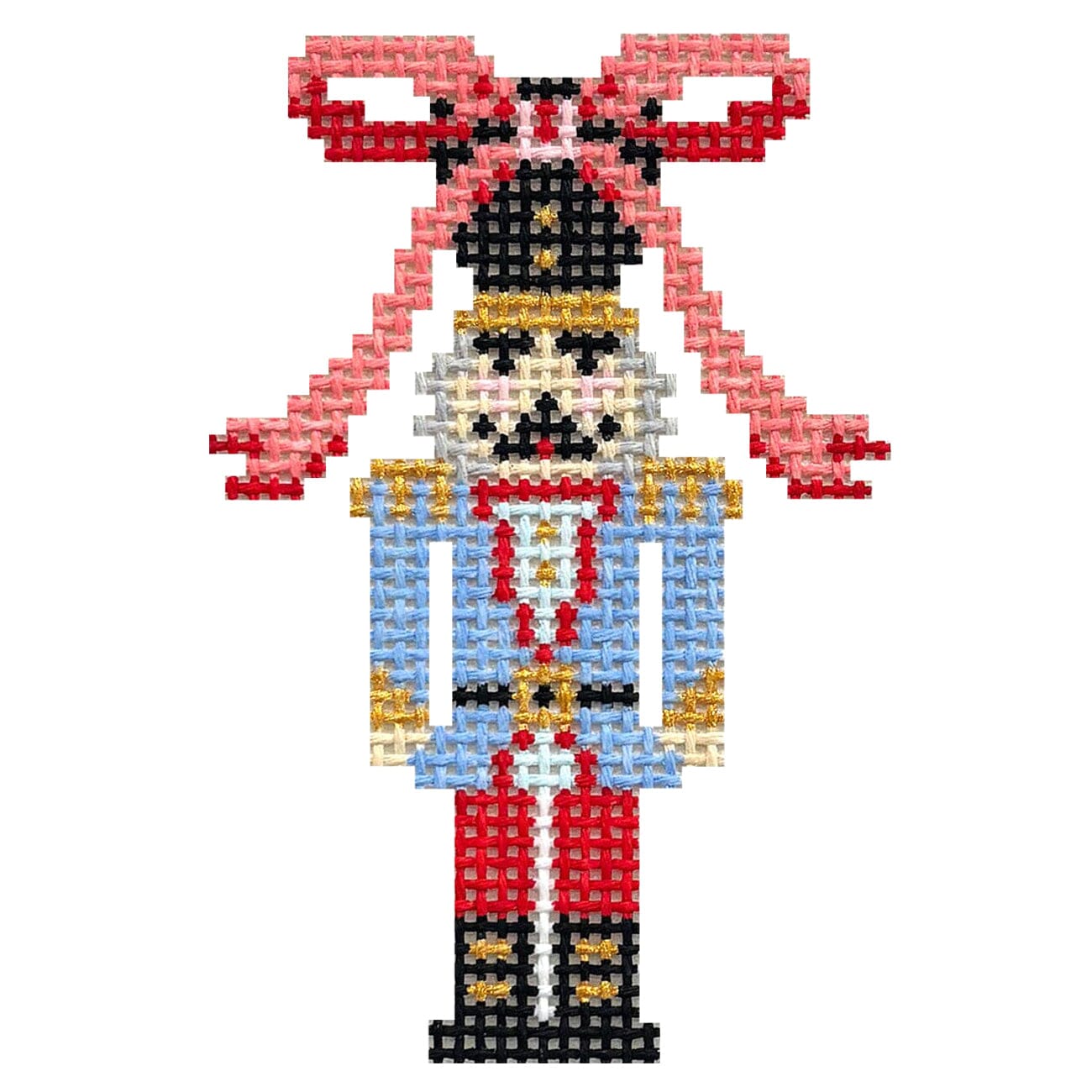 Nutcracker with Bow Painted Canvas Morgan Julia Designs  - 1