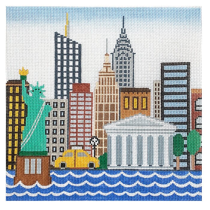 NYC Painted Canvas Vallerie Needlepoint Gallery 