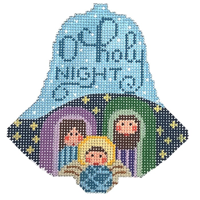 O Holy Night Bell Painted Canvas Danji Designs  - 1