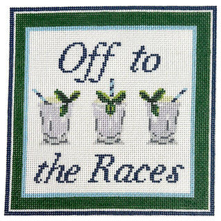 Off to the Races Painted Canvas Ann Kaye Studio 
