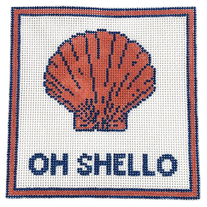 Oh Shello Painted Canvas Alice & Blue  - 1