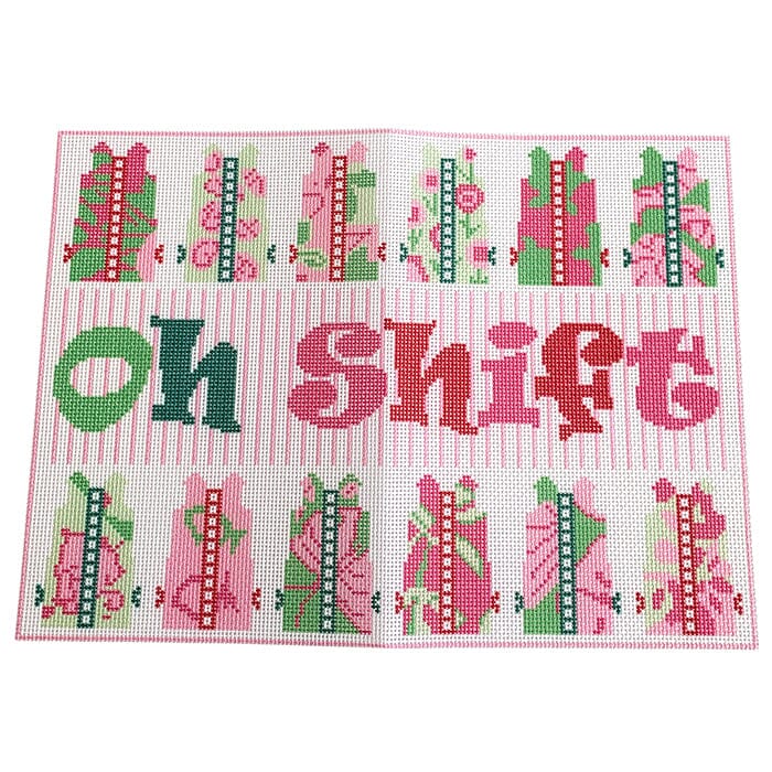 Oh Shift Printed Canvas Two Sisters Needlepoint 
