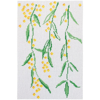 Olive Branch Painted Canvas Alice & Blue 
