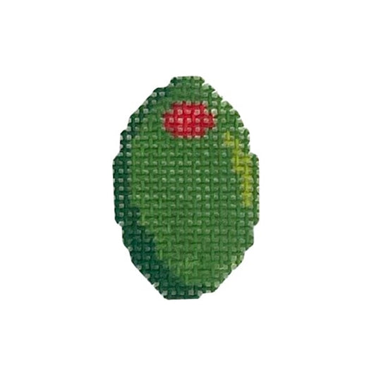 Olive Mini Painted Canvas MF Needlepoint 