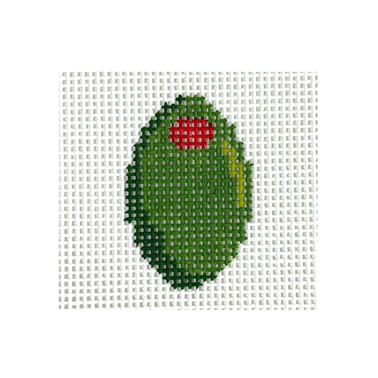Olive Mini Painted Canvas MF Needlepoint 
