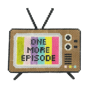 One More Episode Painted Canvas Stitch Rock Designs 
