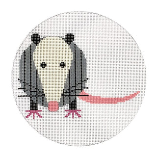 Opossum Ornament Painted Canvas Charley Harper 
