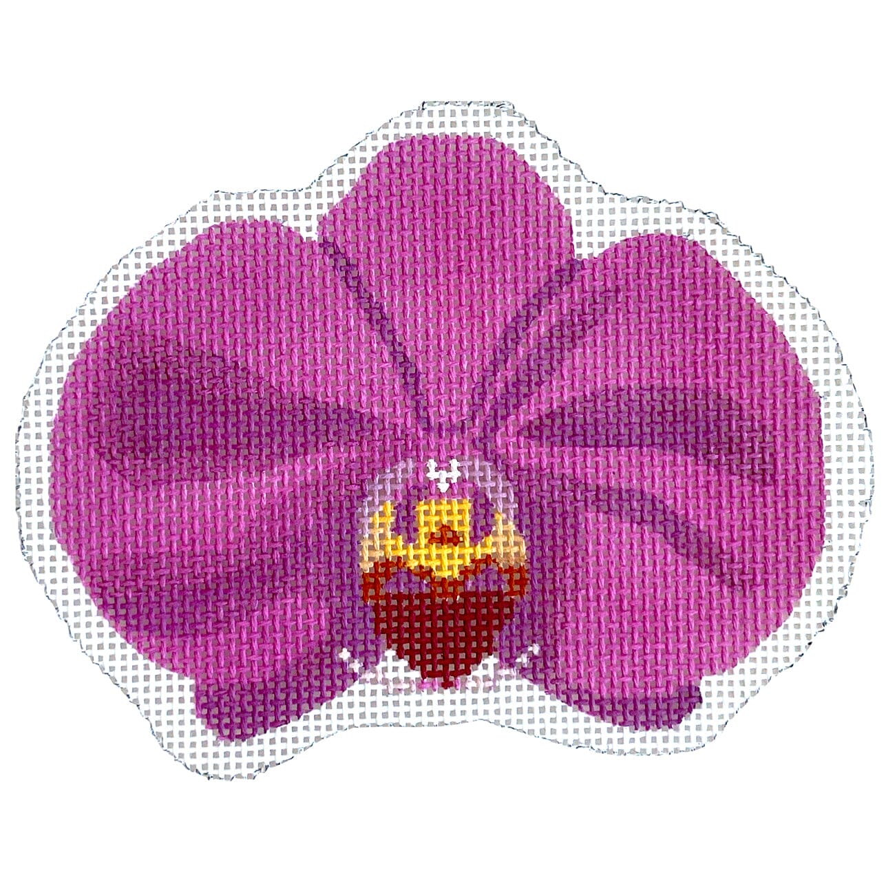 Orchid Bloom Painted Canvas KCN Designers  - 1