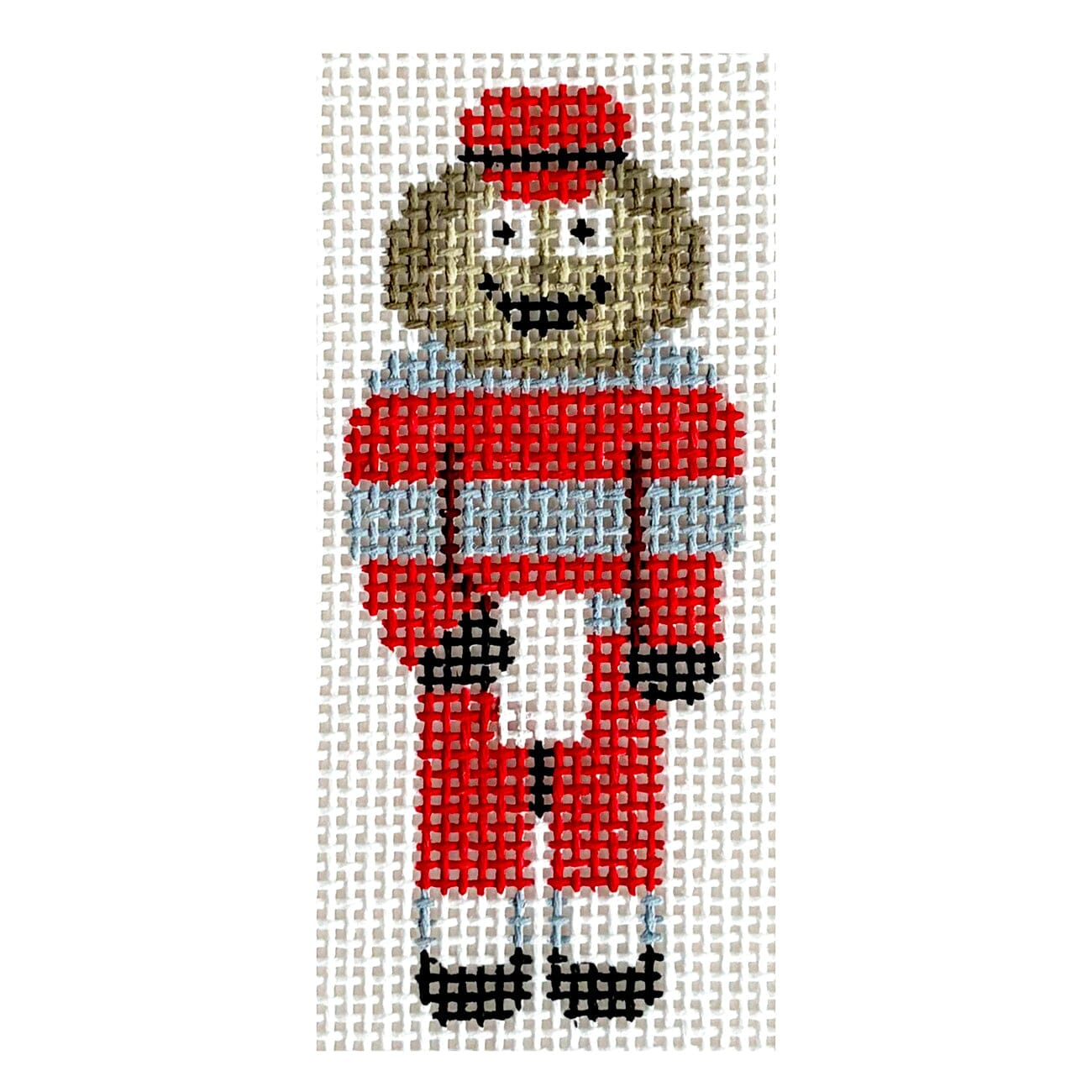 OSU Brutus   Tiny Figures Painted Canvas Kathy Schenkel Designs  - 1