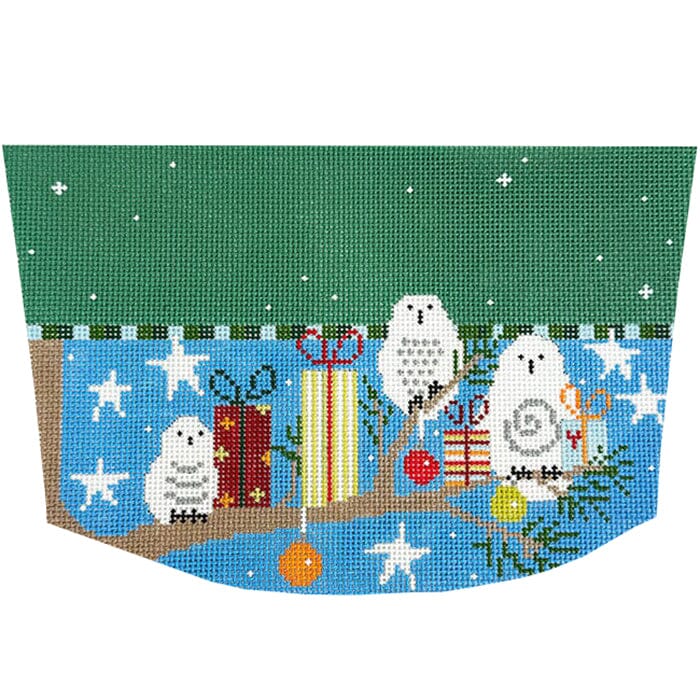 Owl Cuff Painted Canvas Pippin 
