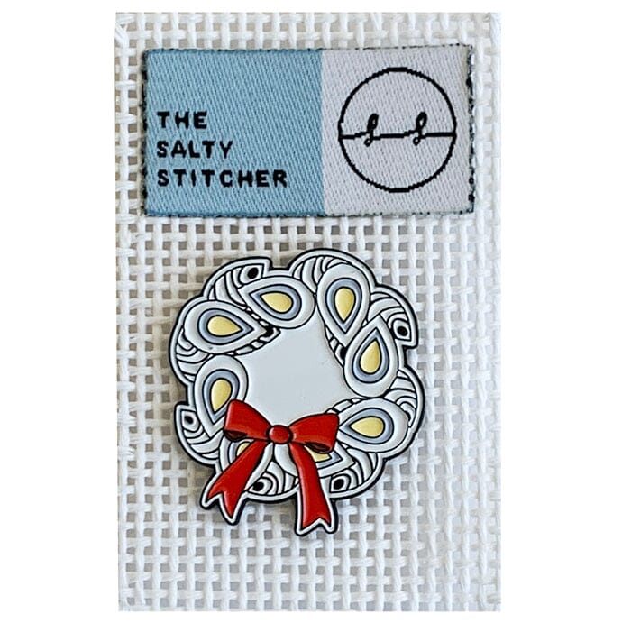 Oyster Wreath Needleminder Accessories The Salty Stitcher 
