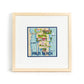 Palm Beach Map on 18 with Stitch Guide Printed Canvas Needlepoint.Com 