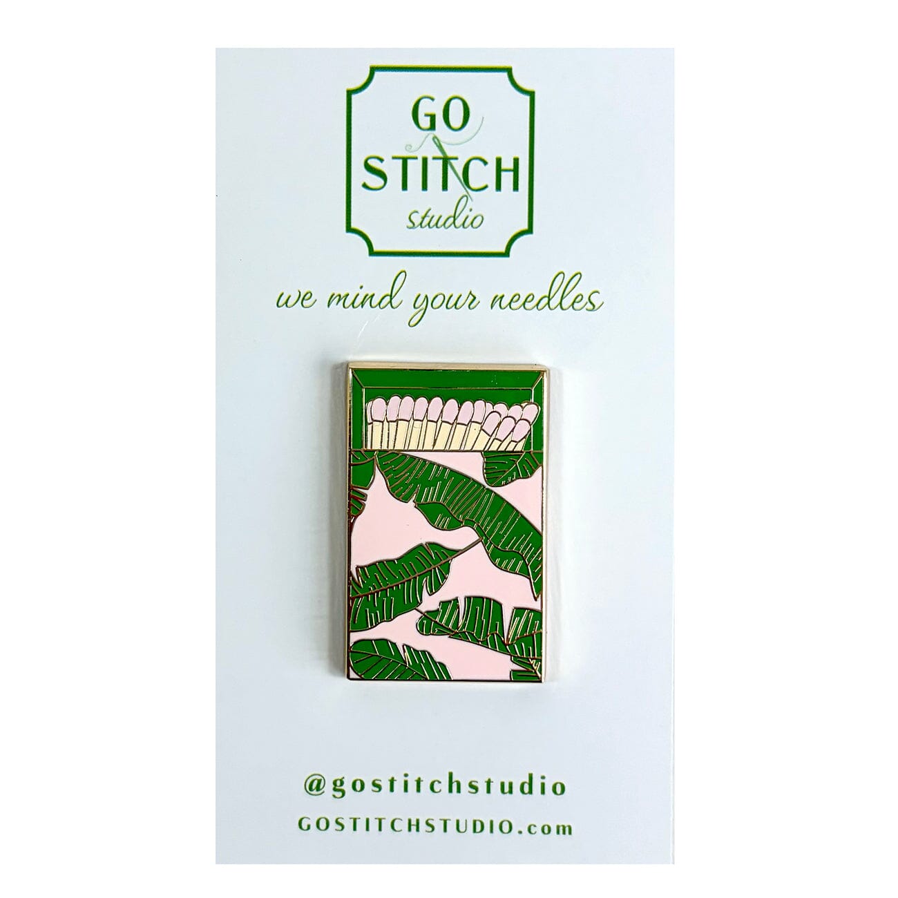 Palm Beach Matchbox Needle Minder Accessories Go Stitch Studio  - 1