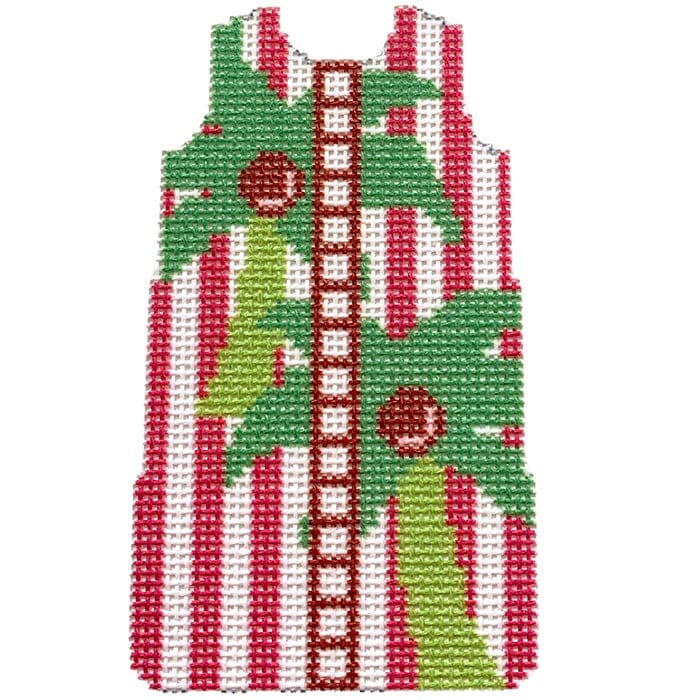 Palm Tree Mini Shift Printed Canvas Two Sisters Needlepoint 
