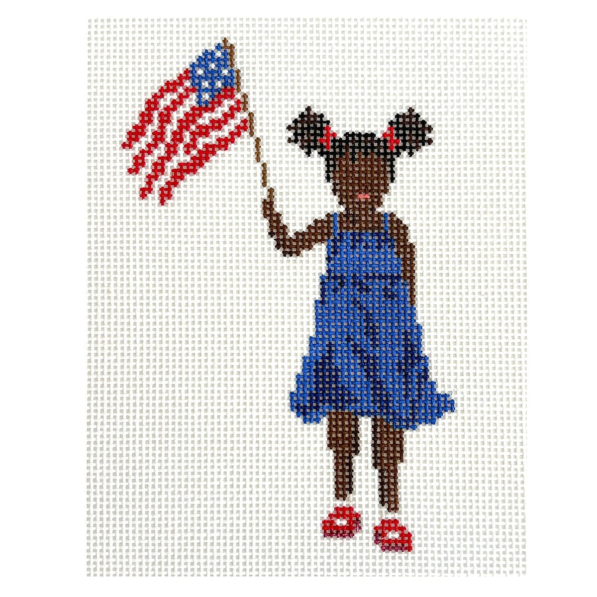 Parade Girl Painted Canvas Salt & Sand Designs  - 1