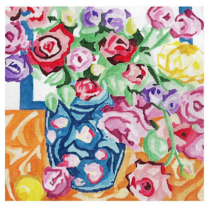 Parisian Bouquet #3 Painted Canvas Jean Smith  - 1