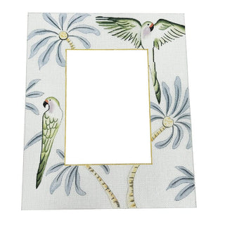 Parrots and Palms Frame Painted Canvas Colors of Praise 
