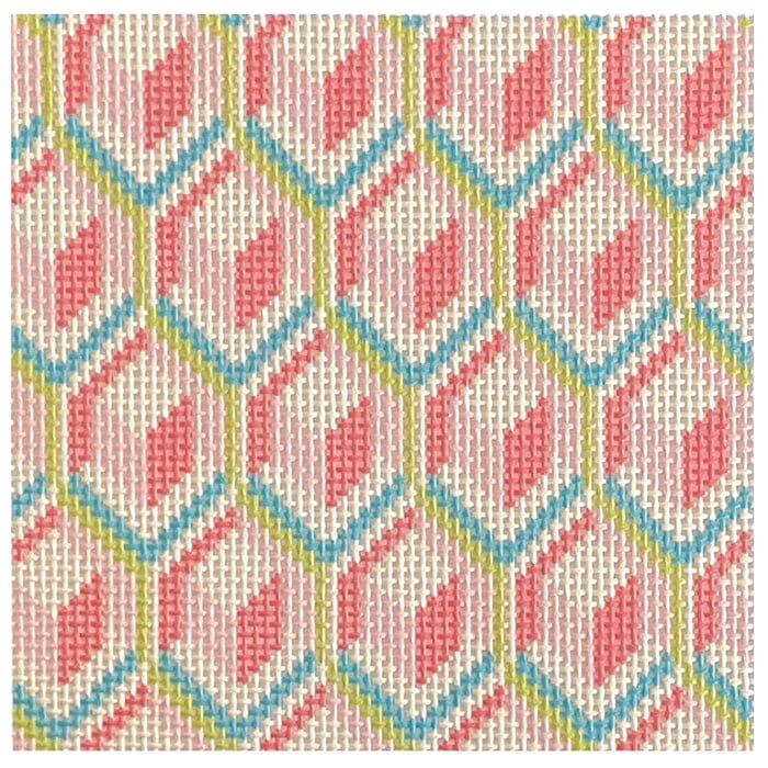 Pastel Geode Square Printed Canvas Rachel Barri Designs  - 1