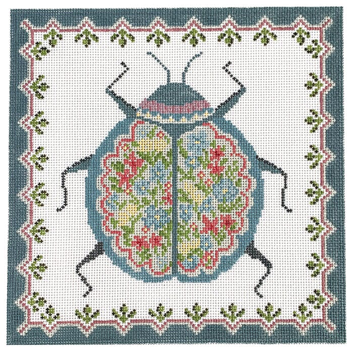 Pastel Scarab on White - 1