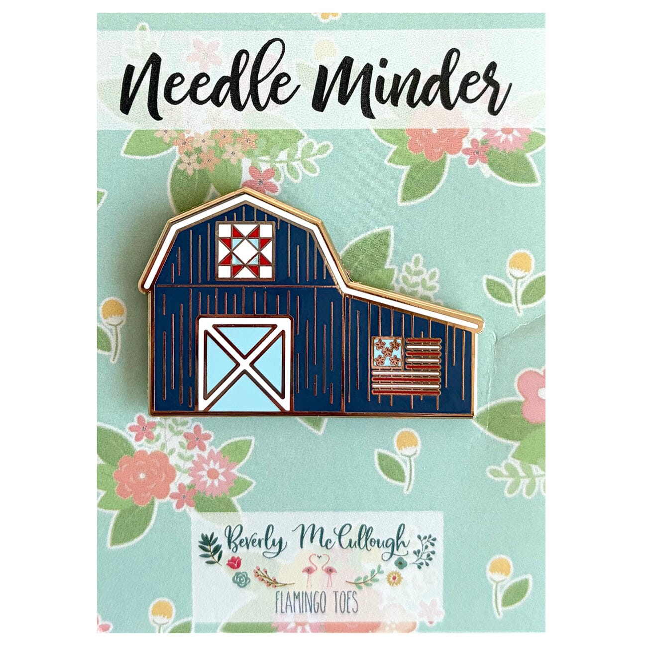 Patriotic Barn Needleminder Accessories Flamingo Toes  - 1