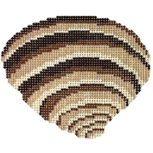 Pawleys Island Shell Painted Canvas NeedlePoint Cottage 