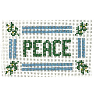 PEACE Canvas Painted Canvas Goodpoint Needlepoint 
