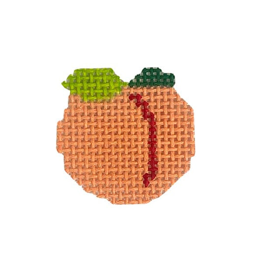 Peach Mini Painted Canvas MF Needlepoint 