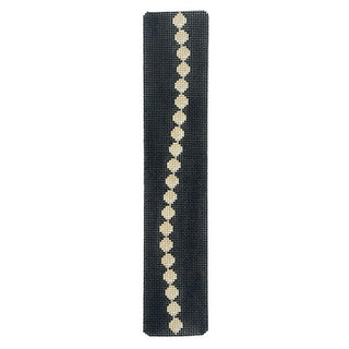 Pearl Bracelet on Black Painted Canvas Rachel Donley 
