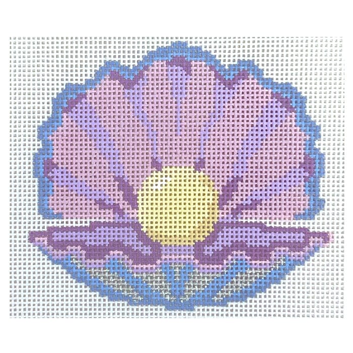 Pearl Shell Painted Canvas Atlantic Blue Canvas 
