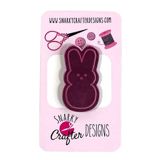 Peep Bunny Needleminder - Pink Accessories Snarky Crafter Designs 