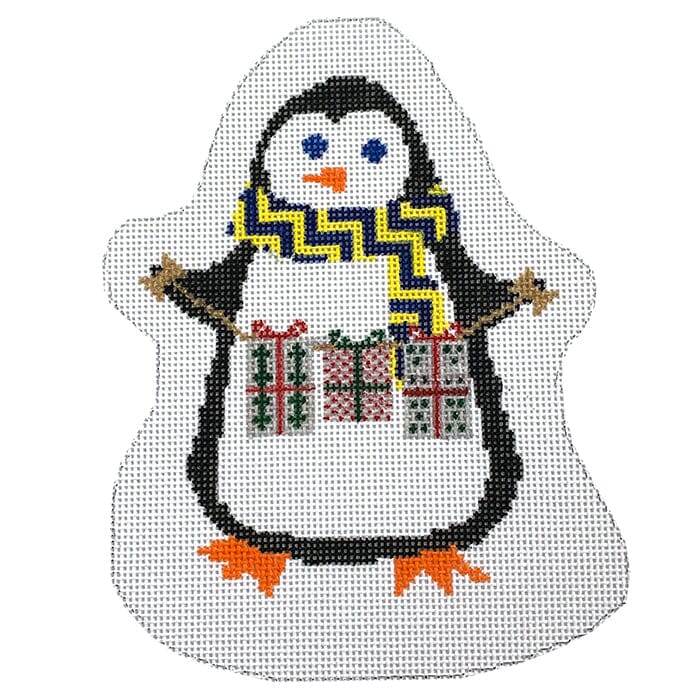 Penguin Presents Painted Canvas Two Sisters Needlepoint 