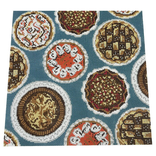 Pie Tray Square Painted Canvas KCN Designers 